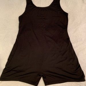 One Piece Tank Top Short Bodysuit